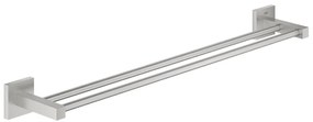 GROHE 41104DC0 - Двоен държач за кърпи QUICKFIX START CUBE 654 мм, неръждаема стомана