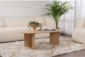 Масичка за кафе от декор от дъб в естествен цвят 60x119 cm Sable – Kalune Design