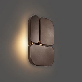 Дизайнерска стенна лампа бронз 3 светлини - Planes