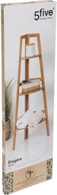 Ъглова етажерка 5five Bambou, 3 нива
