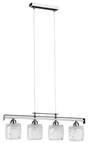 Полилей на кабел ALMA 4xE14/10W/230V лъскав хром
