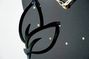 Дизайн на кухненски часовник TIME FOR COFFEE Черен