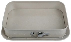 Форма за печене с падащо дъно Kinghoff KH 1978, 39x29x7.5 см, Мраморно покритие, Бежов