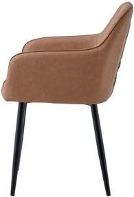 Кухненски стол Laurie-Кафяво (2) парчета