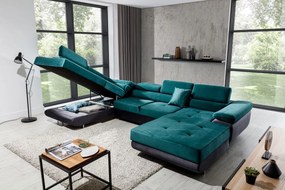 Ъглов диван Romeo-Left-Gray-Petrol