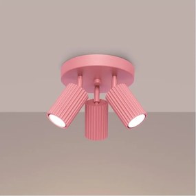 Brilagi - LED точково осветително тяло CRESTO 3xGU10/10W/230V розово