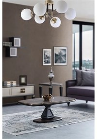 Бяло и златисто осветително тяло за таван със стъклен абажур ø 15 cm Dolunay – Opviq lights