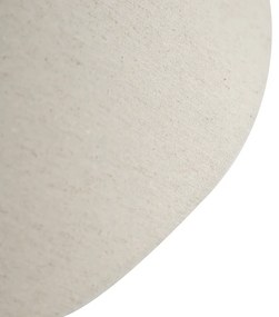 Текстилен абажур бежов кръгъл скосен 55/19/26