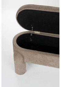 Светлокафява пейка Orly – White Label