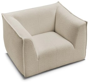 Бежово кресло от прежда с примки от букле Giorgia – Bobochic Paris