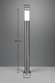 Външно осветително тяло ø 12 cm Trioto – Trio