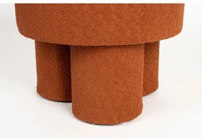 Табуретка от букле в тухлен цвят Marcos – White Label