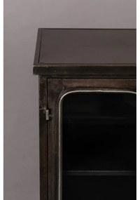 Черна метална витрина 60x100x35 cm Denza – Dutchbone