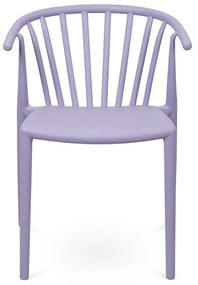 Пластмасов градински стол в цвят лавандула Capri – Bonami Essentials