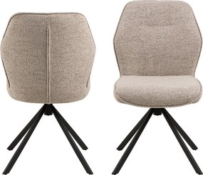 Кремави трапезни столове в комплект от 2 броя Aura - Actona