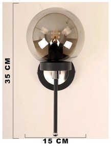 Стенна лампа ø 15 cm Tokyo - Squid Lighting