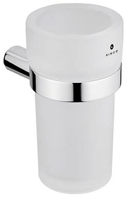 NIMCO BR 11058W-26 - Стенна поставка за четки за зъби BORMO матов стъкло/лъскав хром