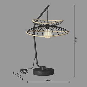 Настолна лампа atmosphera Alara, 50 cm, Метал