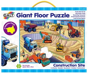 Galt - Гигантски пъзел за под "Строителни машини"