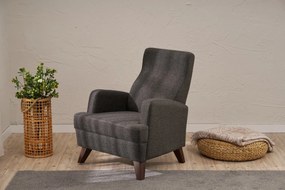 Едноместен диван Aly, цвят Антрацит