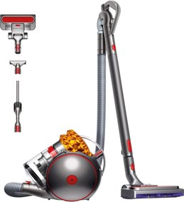 Прахосмукачка без торба Dyson Cinetic Big Ball Multi Floor 2 230278-01, 700W, 170AW, 0.8 л, Radial Root Cyclone, Автоматично изправяне при преобръщане, Никел/жълт