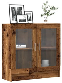 856154 vidaXL Шкаф за книги от старо дърво 82,5x30,5x80cm Инженерна дървесина
