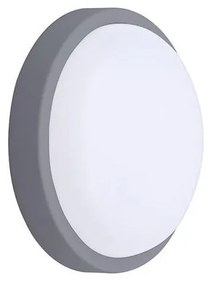 Solight WO745-G- LED Екстериорен аплик LED/13W/230V 4000K IP54 сив кръгла