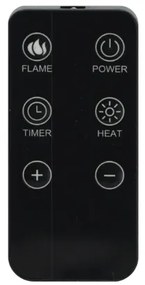 Електрическа камина с реалистичен ефект на пламъка - 2000 W