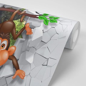 Тапет – Весела маймунка