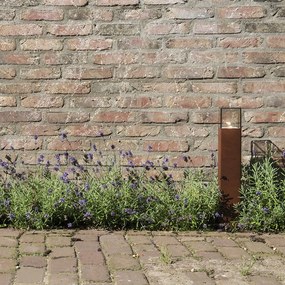 Интелигентна стоеща лампа за външен монтаж ръждиво кафява 50 см с Wifi P45 - Denmark