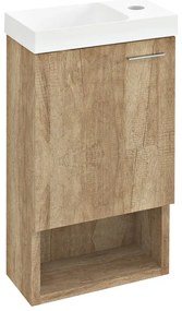 Стенен шкаф без мивка от декор от дъб в естествен цвят 30x53 cm Latus Xi – Sapho