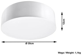 Бяла таванна светлина таван Atis - Sollux