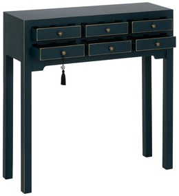 Синя конзолна маса 26x85 cm Diana – Ixia