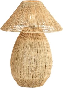 Настолна лампа в естествен цвят с абажур от юта (височина 55 cm) Maruva – Light &amp; Living