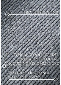 Сива ръчно изработена вълнена пътека 80x200 cm Francois – Villeroy&amp;Boch