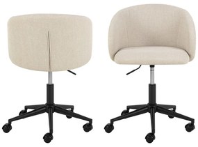 Бежов офис стол Eleanor – Actona