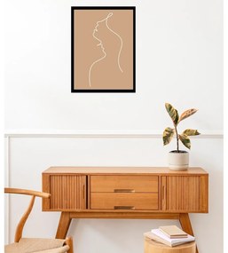 Постер 29x41 cm Lovers Line Art – Veronika Boulová