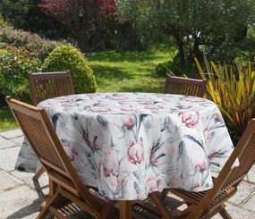 Покривка за маса, шал с тропически ботанически десен Ширина: 140 см | Дължина: 220 см