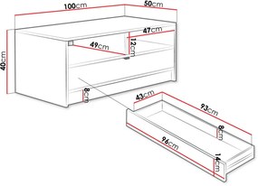 Масичка за кафе Tireno-Mauro