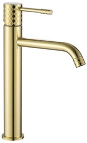 Смесител за мивка Rea Lungo Diamond Gold High