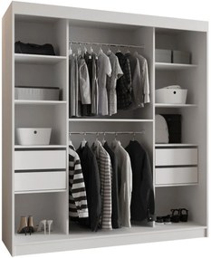 Гардероб Wika 180 плъзгащ-Кашмир