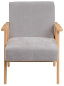 Сиво шенилово кресло Vintage – Casa Selección