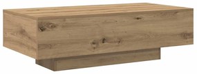 856405 vidaXL Кафе маса, дъб артизан, 100x49,5x31 см, инженерно дърво