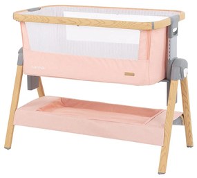KIKKA BOO Мини кошара - кошче с дървена рамка NANNA PINK WOOD