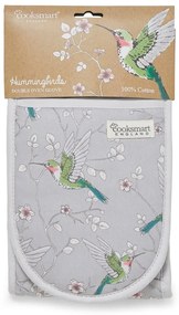 Сива двойна памучна ръкохватка Hummingbirds - Cooksmart ®