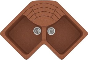 Мивка Sanitec 310-Granite Terracotta