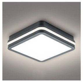 Brilagi - LED външно осветление с сензор BENE LED/18W/230V 22x22 cm IP54
