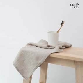 Ленена вафлена кърпа в естествен цвят 45x65 cm Natural Fine Waffle – Linen Tales
