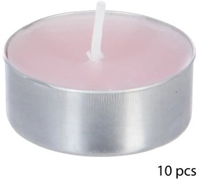 Комплект ароматни чаени свещи atmosphera Nina, 10 бр - Rose