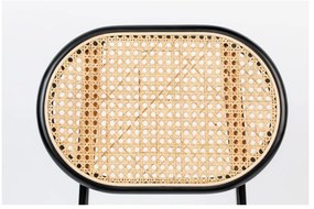 Черен/светлосив бар стол 94 cm Spike - Zuiver